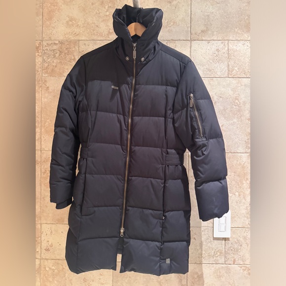 Columbia Black Midlength Down Jacket - Picture 3 of 8